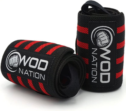 Wrist Wraps for Weightlifting and Strength Training - Professional Gym Straps with Thumb Loop for Men and Women
