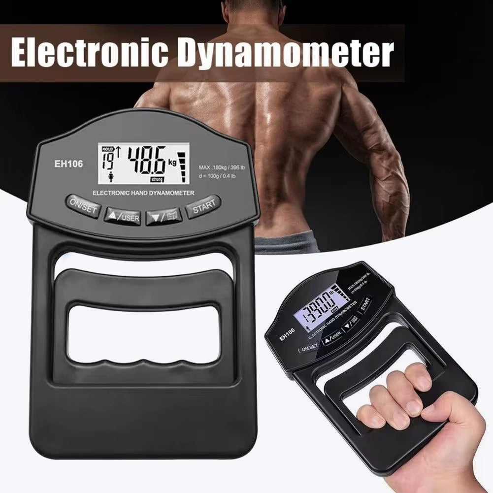 Digital Grip Strength Tester with LED Display for Hand Strength Evaluation