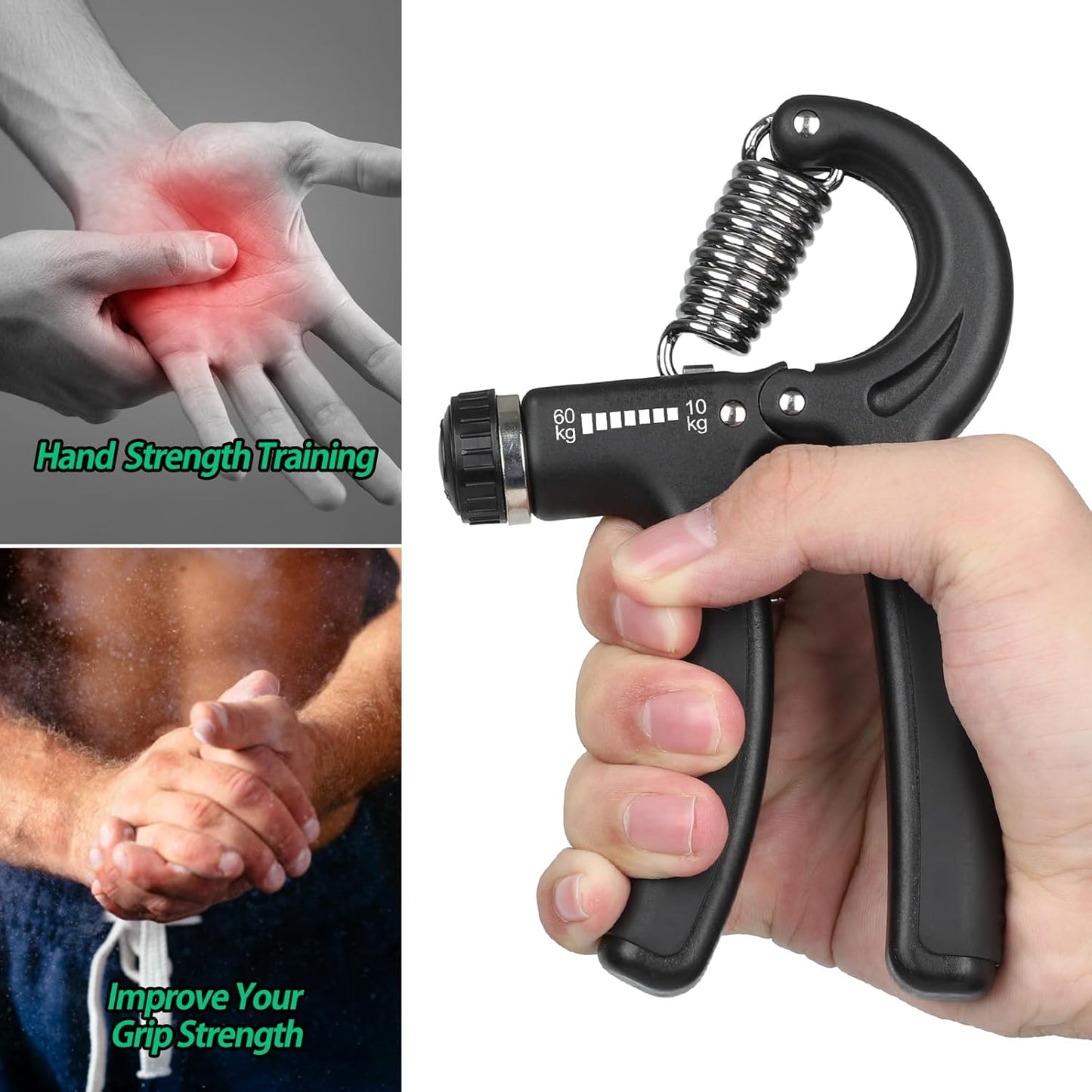 Adjustable Grip Strength Trainer for Enhanced Forearm Strength - Ideal for Musicians and Athletes