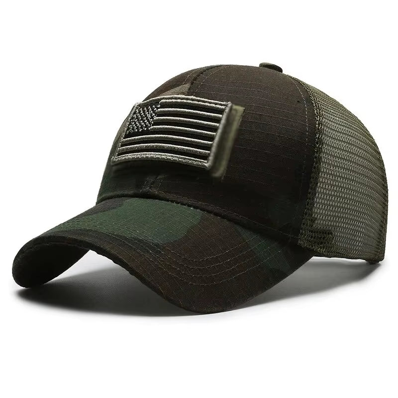 Women's and Men's Breathable Mesh Baseball Cap with Embroidered Personality Stickers - Spring and Summer Outdoor Sunscreen Hat