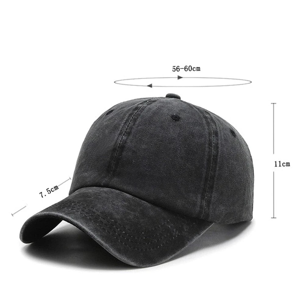 Men's and Women's Fashion Solid Baseball Caps - Snapback Casual Hip Hop Style Dad Hats