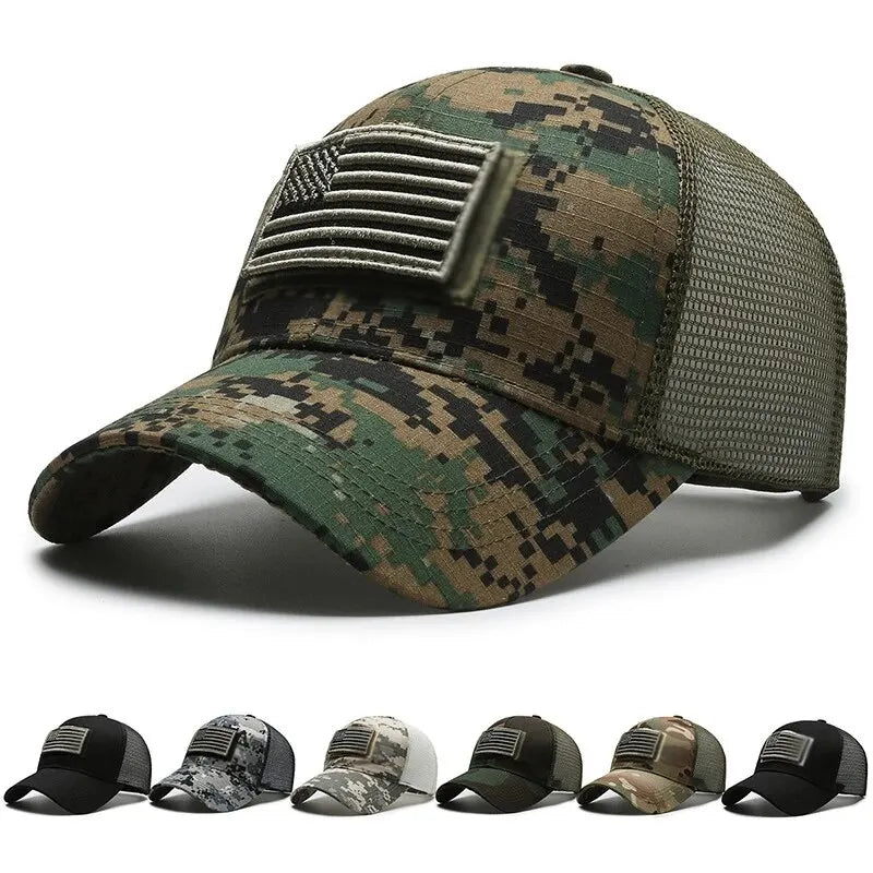 Women's and Men's Breathable Mesh Baseball Cap with Embroidered Personality Stickers - Spring and Summer Outdoor Sunscreen Hat