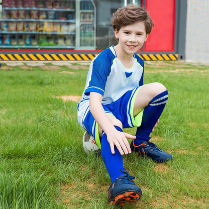 Children's Outdoor Soccer Cleats for Firm Ground - Comfortable Athletic Footwear (Toddler/Little Kid/Big Kid)