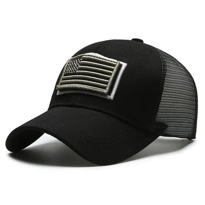 Women's and Men's Breathable Mesh Baseball Cap with Embroidered Personality Stickers - Spring and Summer Outdoor Sunscreen Hat