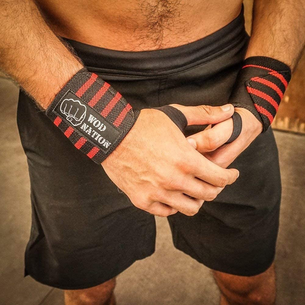 Wrist Wraps for Weightlifting and Strength Training - Professional Gym Straps with Thumb Loop for Men and Women