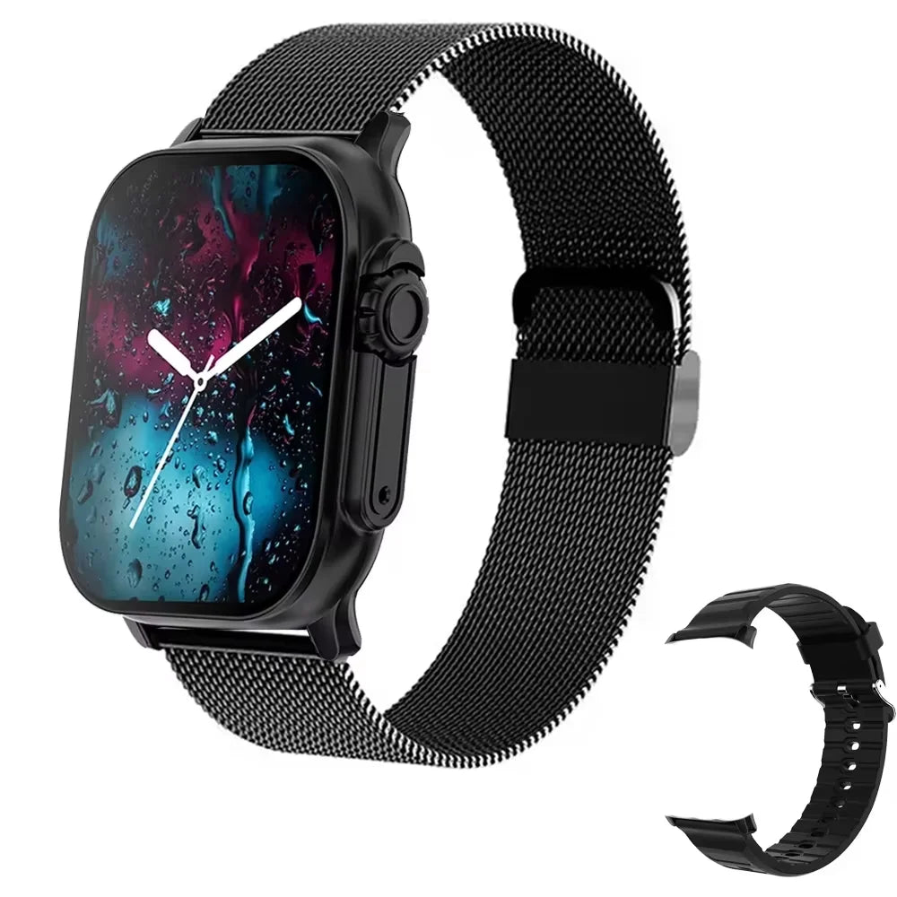 2026 Men's Smart Watch with 2.01-Inch HD Display, Bluetooth Calling, Health and Fitness Tracking, Multi-Sport Modes for Android and iOS