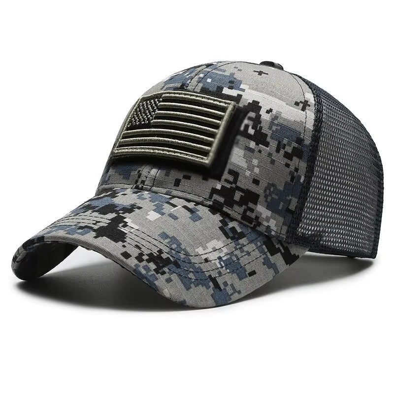 Women's and Men's Breathable Mesh Baseball Cap with Embroidered Personality Stickers - Spring and Summer Outdoor Sunscreen Hat