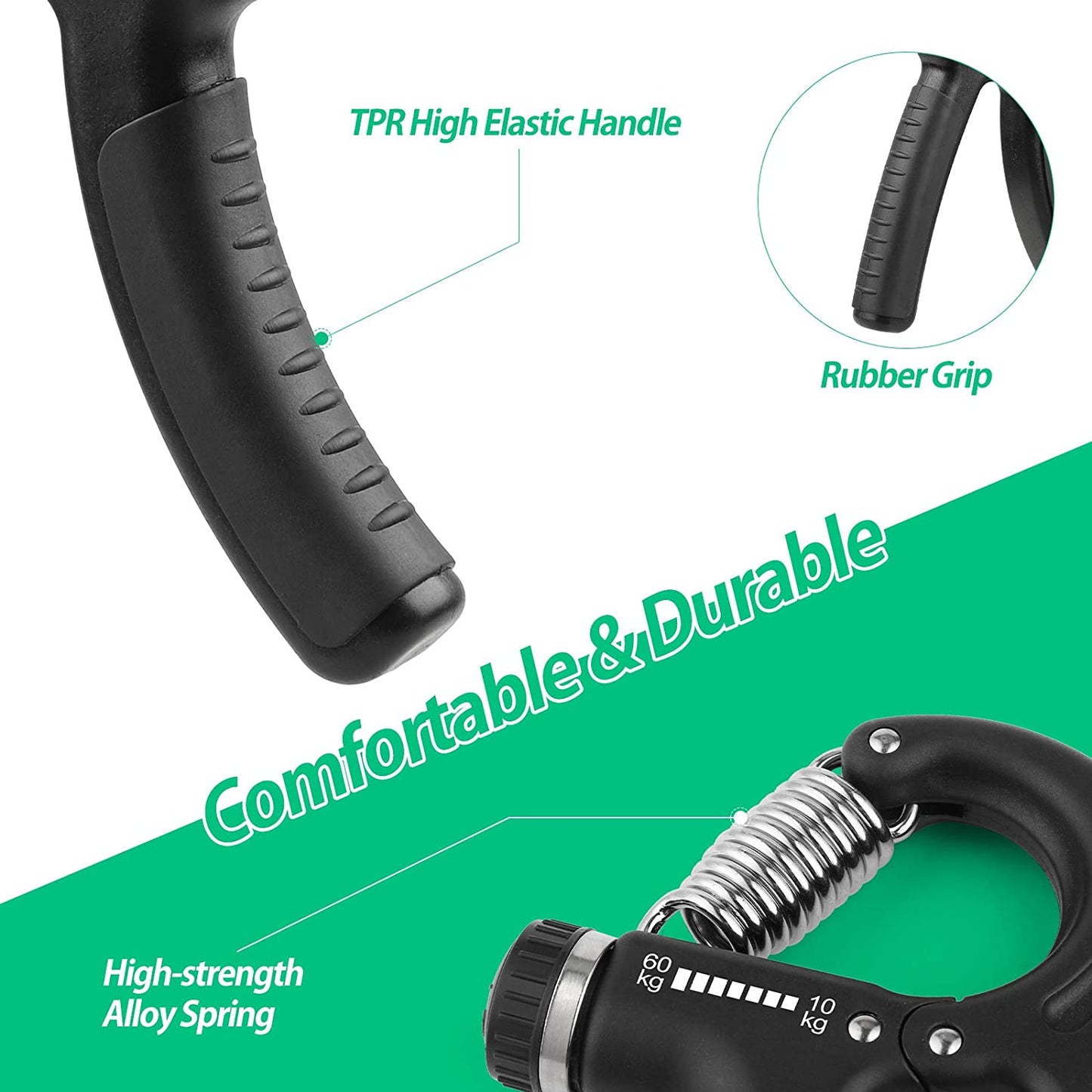 Adjustable Grip Strength Trainer for Enhanced Forearm Strength - Ideal for Musicians and Athletes