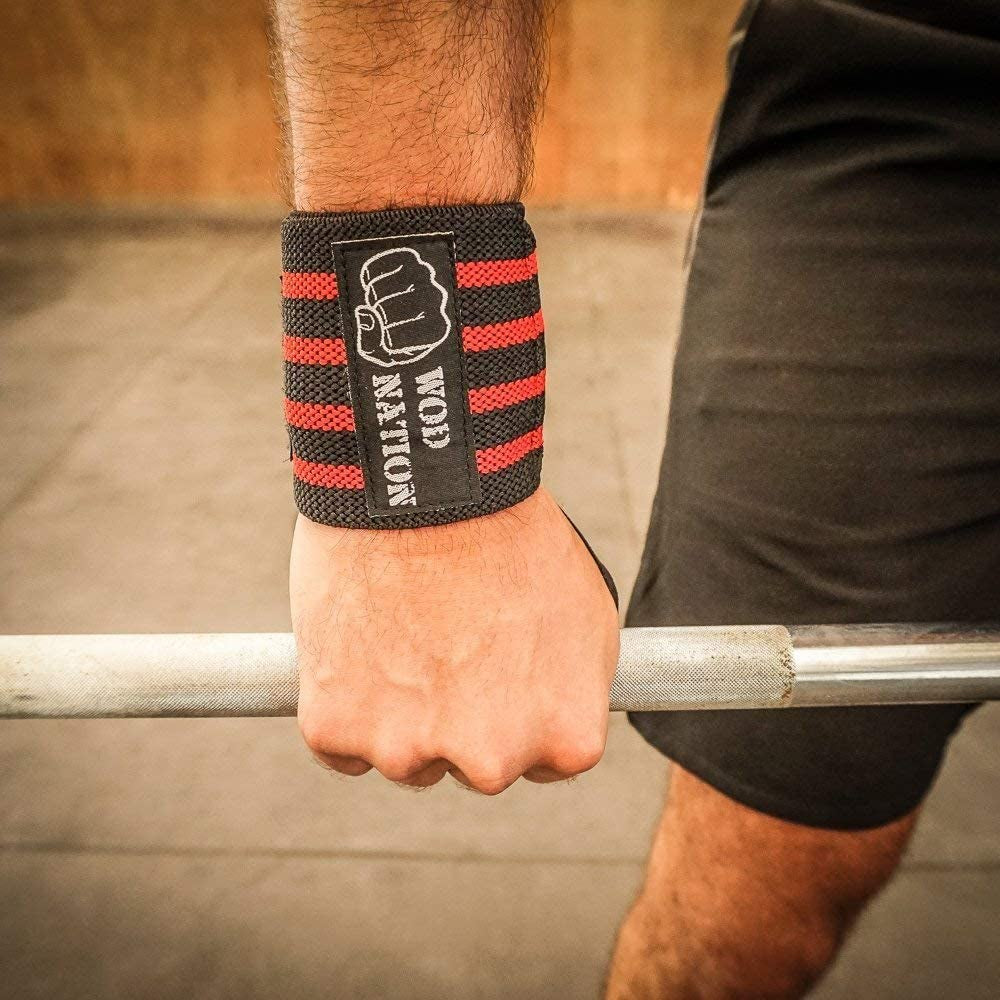 Wrist Wraps for Weightlifting and Strength Training - Professional Gym Straps with Thumb Loop for Men and Women