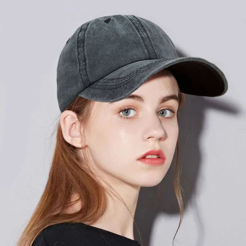 Men's and Women's Fashion Solid Baseball Caps - Snapback Casual Hip Hop Style Dad Hats