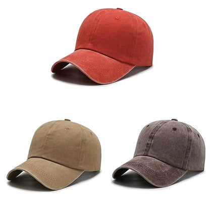 Men's and Women's Fashion Solid Baseball Caps - Snapback Casual Hip Hop Style Dad Hats