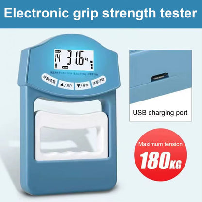 Digital Grip Strength Tester with LED Display for Hand Strength Evaluation