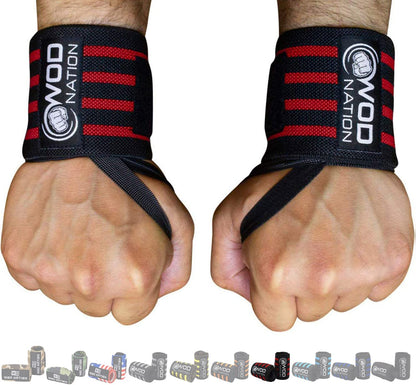 Wrist Wraps for Weightlifting and Strength Training - Professional Gym Straps with Thumb Loop for Men and Women