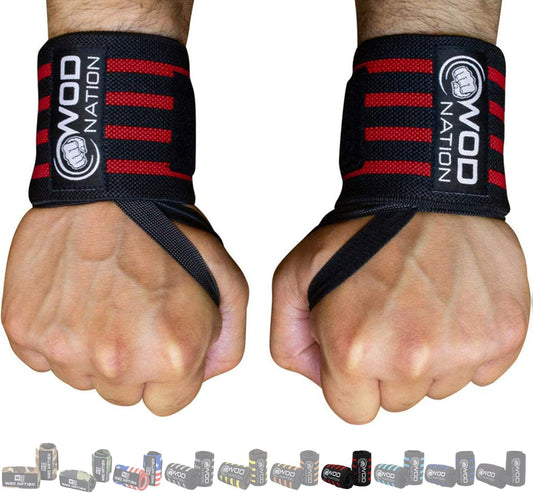 Wrist Wraps for Weightlifting and Strength Training - Professional Gym Straps with Thumb Loop for Men and Women