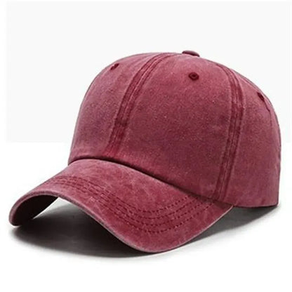 Men's and Women's Fashion Solid Baseball Caps - Snapback Casual Hip Hop Style Dad Hats